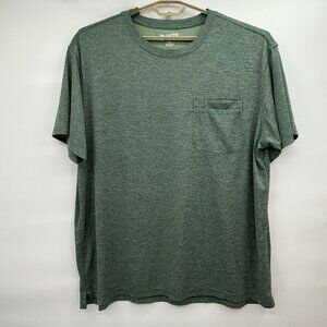 Duluth Trading Co Men's XL Green T-shirt Short Sleeve Crew Neck Chest Pocket